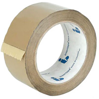 IPG F5005 Box Sealing Tape, Hot Melt Adhesive, 1.6 mils, 48 mm (1-22/25") x 50 m (164')