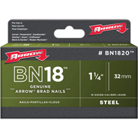 Arrow BN1820CS Brad Nails for Arrow & Aurora Staple Guns & Hammer Tackers