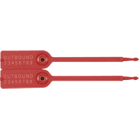 Tyden Brooks 000361 RED Scell&eacute;s pour bacs de manutention Gemini, 7-1/4", Plastique, Pousser et tirer