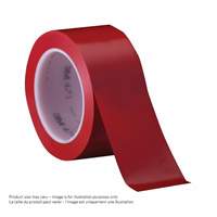 3M 471-1-1/2X36-RED-I 471 Vinyl Tape, 38 mm (1-1/2") W x 32.9 m (108') L, 5.3 mils, Red