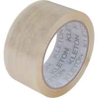 KLETON PF233 Box Sealing Tape, Acrylic Adhesive, 2 mils, 48 mm (2") x 100 m (328')