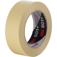 3M 501+72X55-TAN Ruban-cache pour temp&eacute;rature &eacute;lev&eacute;e 501+, 72 mm (3") x 55 m (180'), Havane