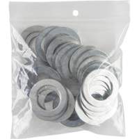 KLETON PF922 Sacs en poly, Refermable, 4" x 4", 2 mils