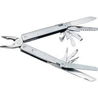 Victorinox Swiss Army 3.0323.N Outil multiple SwissTool avec lame verrouillable, M&eacute;tal, Poign&eacute;e en M&eacute;tal, 155 mm lo, 26 fonctions, 0,7 lb