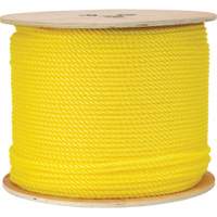 KLETON PG715 1/4" Braided Yellow Rope, Polypropylene, 1300'
