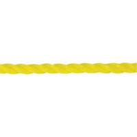 KLETON PG715 1/4" Braided Yellow Rope, Polypropylene, 1300'