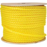 KLETON PG717 1/2" Braided Yellow Rope, Polypropylene, 335'