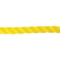 KLETON PG718 5/8" Braided Yellow Rope, Polypropylene, 200'