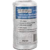 KLETON PG741 #18 Twisted Mason Rope, Nylon, 260'