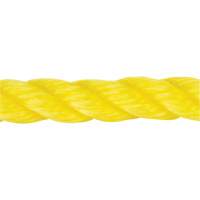 KLETON PG773 Braided Yellow Rope, Polypropylene, 144'