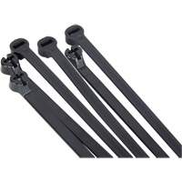 Outils Aurora PG847 Attaches autobloquantes &agrave; languette en acier, Longueur 14-1/2", R&eacute;sistance &agrave; la traction 50 lb, Noir