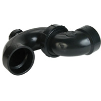 Bow Plumbing 602433 Siphon-P avec regard de nettoyage