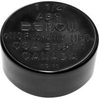 Bow Plumbing 602565 Socket Cap, 3", Hub, Plastic