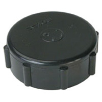 Bow Plumbing 602672 Threaded Cap, 1-1/2", Standard, Plastic