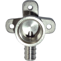 Bow Plumbing 524322 Raccord &agrave; ailettes 90° sans plomb, Standard, Laiton, 1/2"