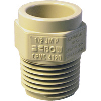 Bow Plumbing 520635 Adaptateur m&acirc;le, Noeud x MPT, 1" dia., PVC-C