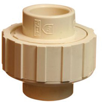 Bow Plumbing 520825 Pipe Union, 3/4", CPVC, Hub x Hub