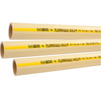 Bow Plumbing FLG585083 Tuyau pour eau froide ou chaude Flowguard Gold, PVC-C, 10' lo x 0,5" dia.