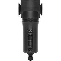 Topring 50.127A Filtre 1/4 drain manuel avec bol en m&eacute;tal Modulair 300, Canalisation/Modulaire, 1/4" NPT, Drain Manuel, Pour Eau
