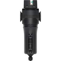Topring 50.927A Manual Drain Coalescing Filter with Metal Bowl Modulair 300, In Line/Modular, 1/4" NPT, Manual Drain, For Oil