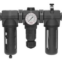 Topring 50.550A Filter, Regulator & Lubricator Modulair 400 with Manual Drain & Standard Bowl, 3/4" NPTF