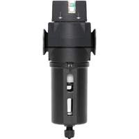 Topring 50.930A Coalescing Filter with Standard Bowl Modulair 300, In Line/Modular/Standard/Vertical, 1/2" NPTF, Manual Drain, For Oil/Dust/Particles