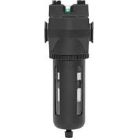 Topring 50.959A Filtre coalescent avec bol standard Modulair 400, Canalisation/Modulaire/Standard/Vertical, 3/4" NPTF, Drain Manuel, Pour Huile/Poussi&egrave;re/Particules