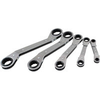 Gray Tools 5205LR Jeu de cl&eacute;s &agrave; 6 pans, Cl&eacute; polygonale, 5 morceaux, Imp&eacute;rial