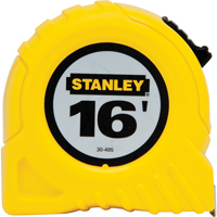 Stanley Tools 30-495 High Impact Measuring Tape, 1/4" x 16', in/ft./16ths of an Inch Graduations