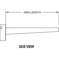Centennial 6SA24A Bras En Porte-&agrave;-Faux