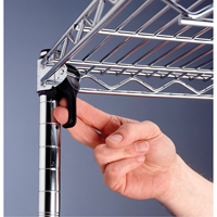 Metropolitan Wire RL526 Super Adjustable Super Erecta Shelf&reg;, 4 Tiers, 72" W x 62-9/16" H x 24" D