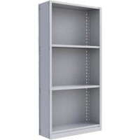 Metalware RK215 Interlok Shelving Unit, Steel, Boltless, Starter, 36" W x 76" H x 24" D