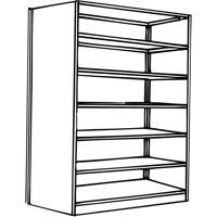 Metalware RK227 &eacute;l&eacute;ment de rayonnage Interlok, Acier, Sans boulons, De base, 36" la x 76" h x 24" p