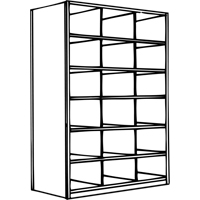 Metalware RK269 &eacute;l&eacute;ment de rayonnage Interlok, Acier, Sans boulons, De base, 36" la x 76" h x 24" p