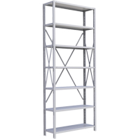 Metalware RK335 &eacute;l&eacute;ment de rayonnage Interlok, Acier, Sans boulons, De base, 36" la x 88" h x 18" p