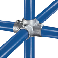 Kee Klamp 40-7 Four Socket Cross Structural Tube Clamp, 1.66"