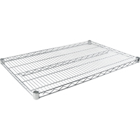 Wire Shelf for Heavy-Duty Chromate Wire Shelving, 48" W x 24" D, 800 lbs. Capacity RL041 | TENAQUIP