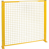 KLETON RL848 Protecteur de p&eacute;rim&egrave;tre de style treillis, 4' h x 4' la, Jaune
