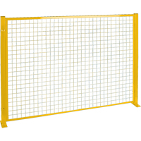 KLETON RL850 Protecteur de p&eacute;rim&egrave;tre de style treillis, 4' h x 8' la, Jaune