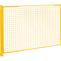 KLETON RL851 Protecteur de p&eacute;rim&egrave;tre de style treillis, 4' h x 8' la, Jaune