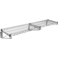 KLETON RL912 Wall Mount Wire Shelving Kit, Double Bracket, 200 lbs. Capacity, 14" D