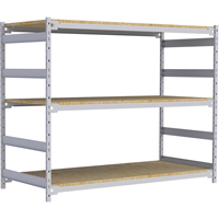 Wide Span Record Storage Shelving, Steel, 3 Shelves, 72" W x 32" D x 60" H RL998 | TENAQUIP
