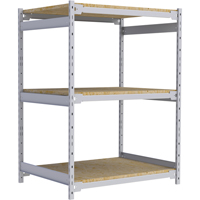 Metalware RN003 Wide Span Record Storage Shelving, Steel, 3 Shelves, 42" W x 32" D x 60" H