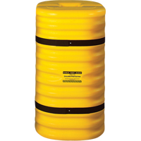 Column Protector, 12" x 12" Inside Opening, 24" L x 24" W x 42" H, Yellow RN038 | TENAQUIP