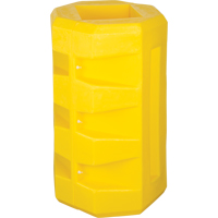 Column Protectors, 9-1/4" Inside Opening, 23-1/2" L x 23-1/2" W x 39-1/2" H, Yellow RN049 | TENAQUIP