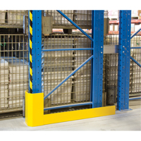 KLETON RN059 Racking Aisle Protectors, 3" W x 50" L x 16" H, Safety Yellow