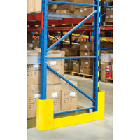 KLETON RN064 Racking Aisle Protectors, 3" W x 53" L x 16" H, Safety Yellow