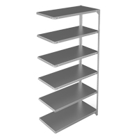 Metalware RN226 &eacute;l&eacute;ment de rayonnage, Acier galvanis&eacute;, Montant &agrave; fente, Ajout, 36" la x 72" h x 18" p