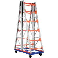 Vestil RERC-CT-3610 R&acirc;telier pour bobines deux c&ocirc;t&eacute;s portatif, De base, 40" la x 72-1/2" p x 134-2/5" h