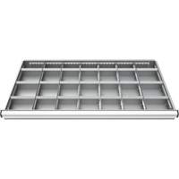 Metalware DR42448L-28-0621L Cabinet d'entreposage &agrave; tiroirs int&eacute;gr&eacute; Interlok